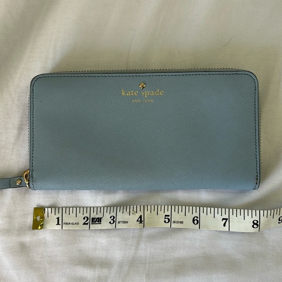 Kate Spade Blue and Gold Wallet - Picture 7 of 8